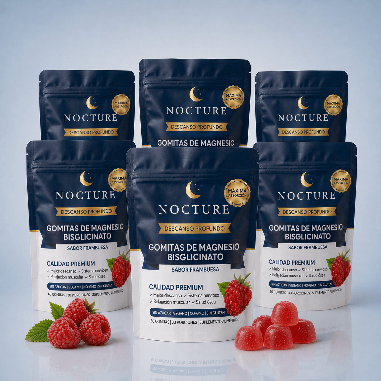 Nocture | Gomitas de bisglicinato de magnesio - Nocture