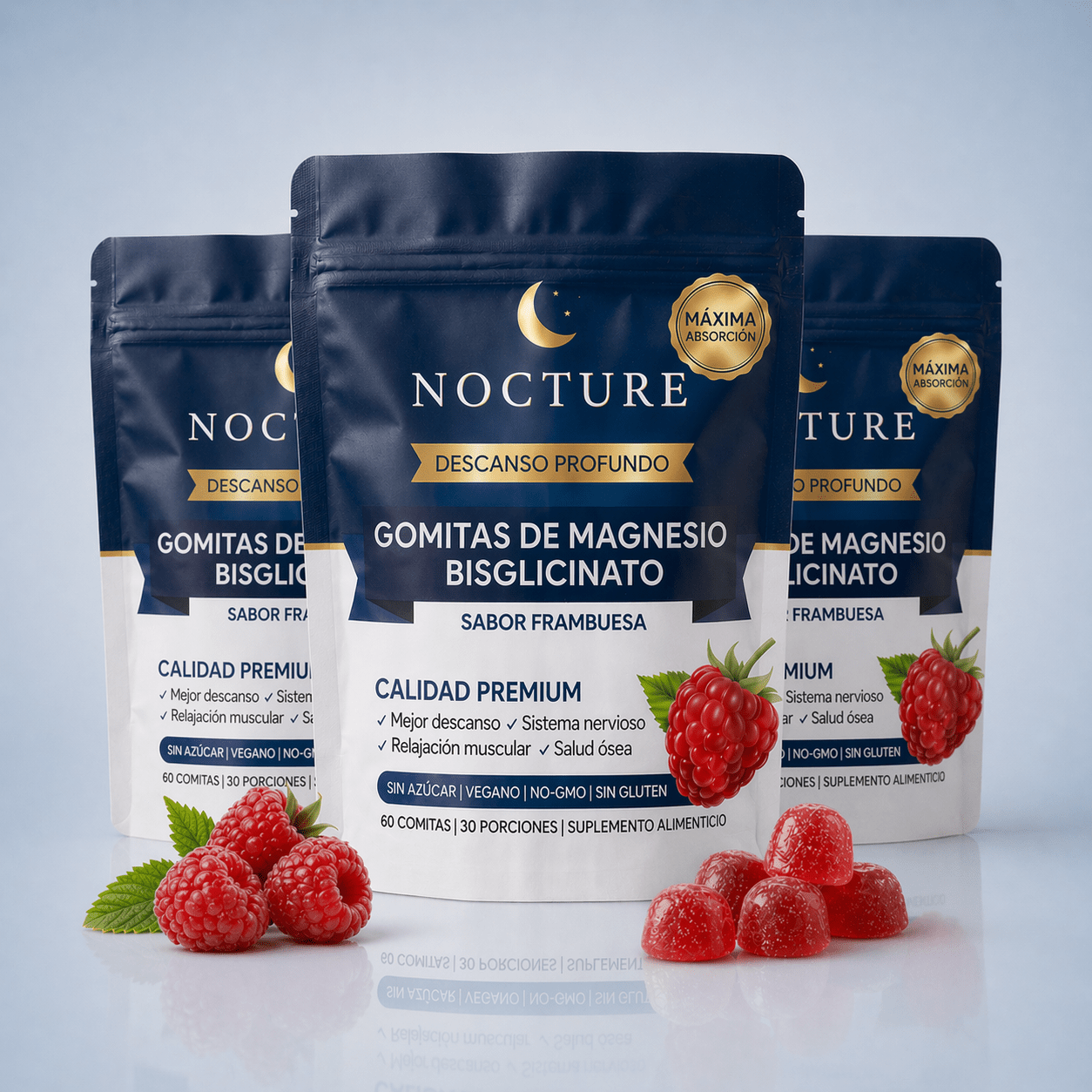 Nocture | Gomitas de bisglicinato de magnesio - Nocture