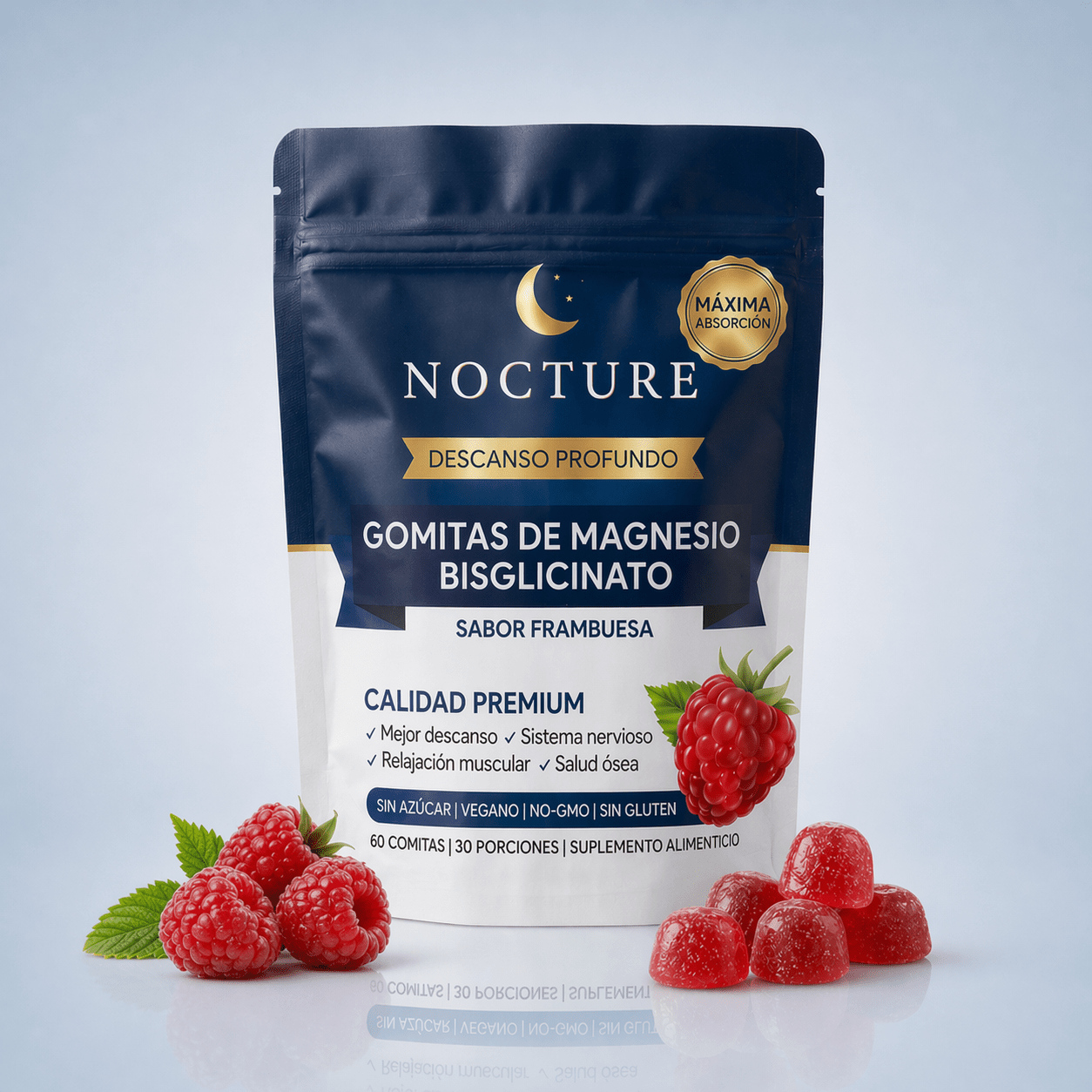 Nocture | Gomitas de bisglicinato de magnesio - Nocture
